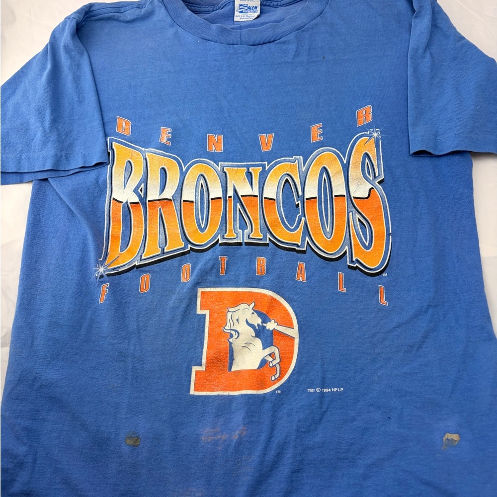 90s Denver Broncos T Shirt Large